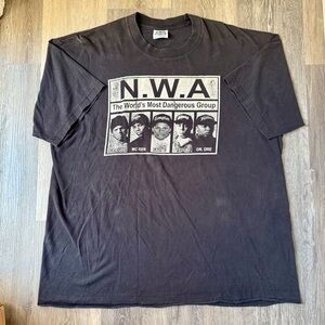NWA Black Graphic T-Shirt Size XXL